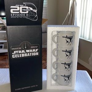 NIB 4 Clone Espresso cups